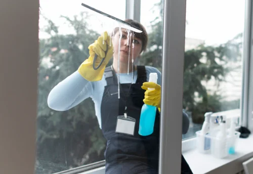 Nettoyage de vitres intérieures et extérieures à Frais